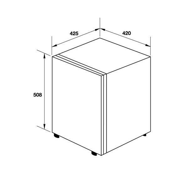 ảnh sản phẩm Tủ lạnh Hafele HF-M42S 568.27.257