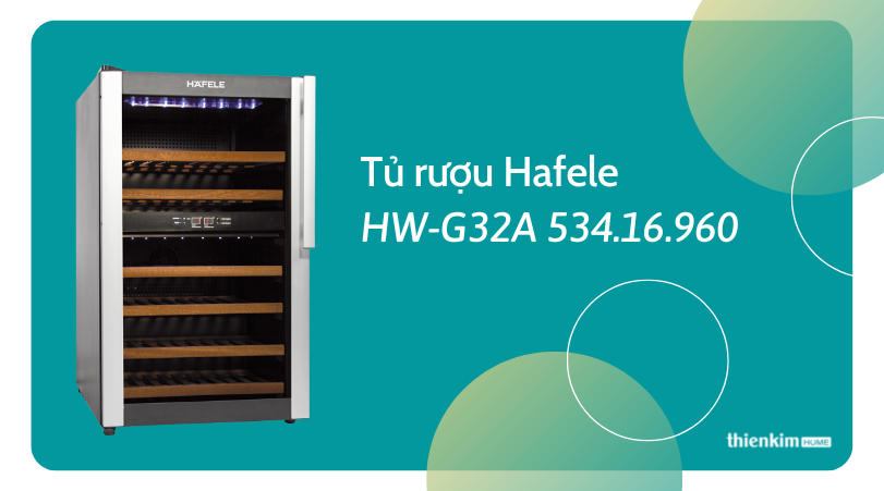 Tủ rượu Hafele HW-G32A 534.16.960 hiệu quả