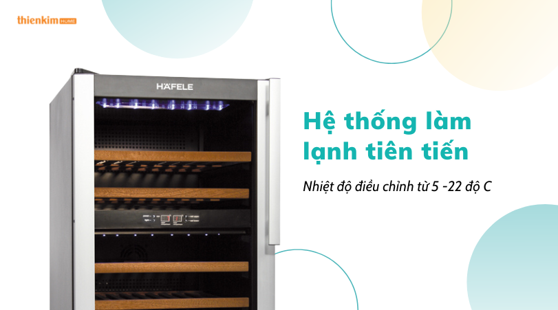 Tủ rượu Hafele HW-G32A 534.16.960 tiên tiến