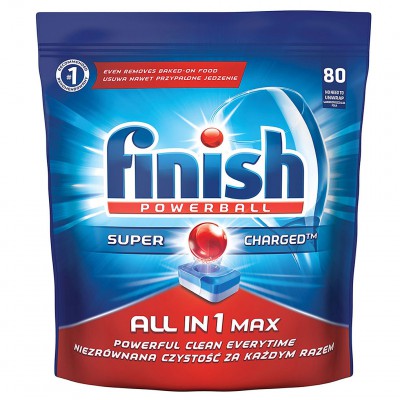 ảnh sản phẩm Viên rửa bát Finish All in 1 Max FVAM80LM 80 viên