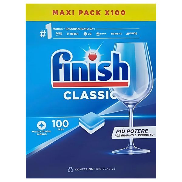 ảnh sản phẩm Viên rửa bát Finish classic 100v