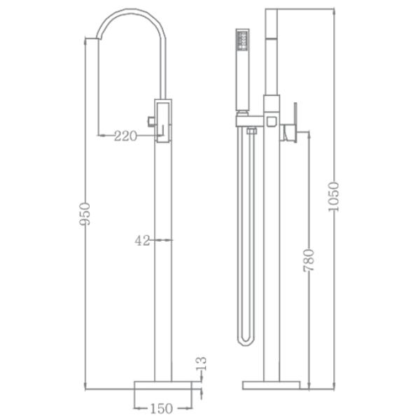 ảnh sản phẩm Sen tắm bồn Euroking EU-51008