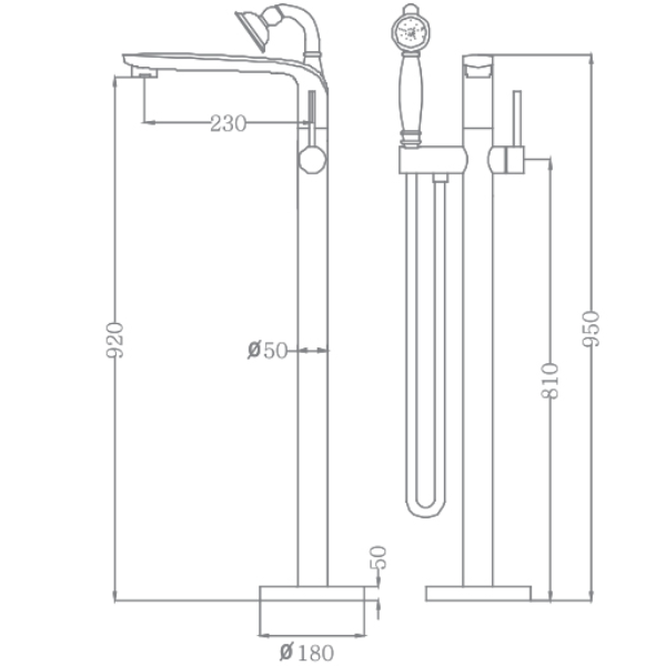 ảnh sản phẩm Sen tắm bồn Euroking EU-51026