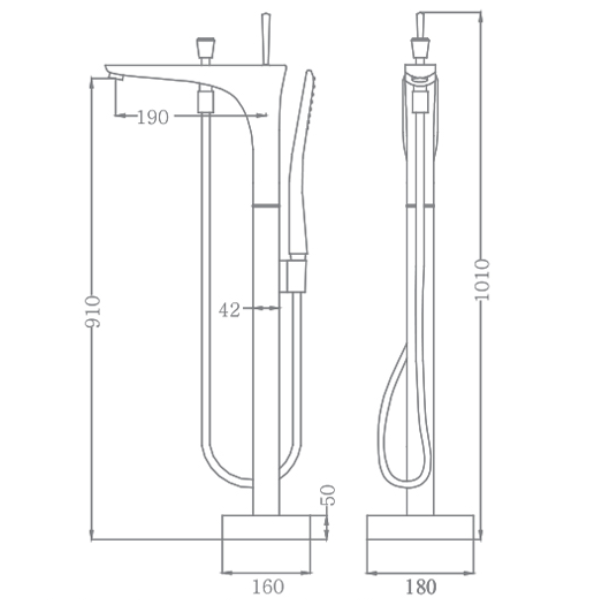 ảnh sản phẩm Sen tắm bồn Euroking EU-61013