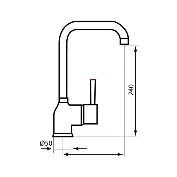 ảnh sản phẩm Vòi rửa chén Carysil Argo G-2551 Nera (03)