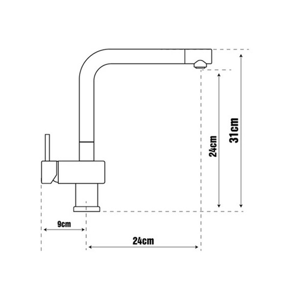 ảnh sản phẩm Vòi rửa chén Carysil G-2455 Cafe Brown (11)