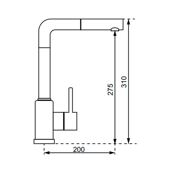 ảnh sản phẩm Vòi rửa chén Hafele HF-GM401 569.15.401