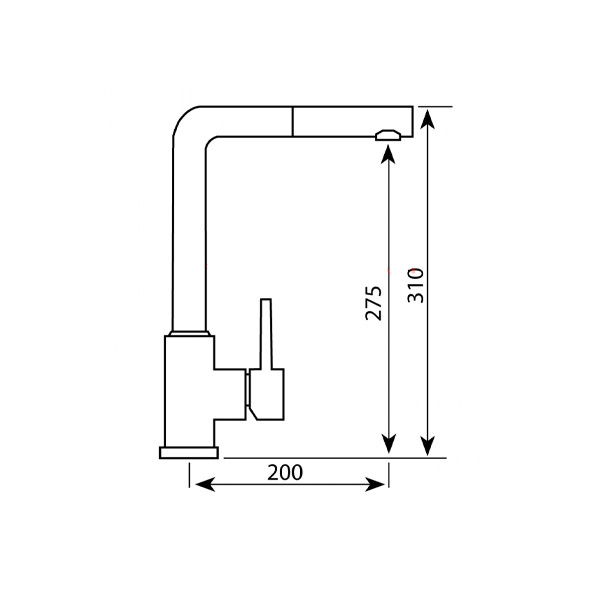 ảnh sản phẩm Vòi rửa chén Carysil I-2385