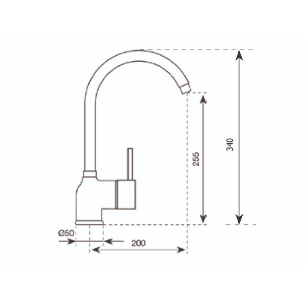 ảnh sản phẩm Vòi rửa chén Carysil I-2521