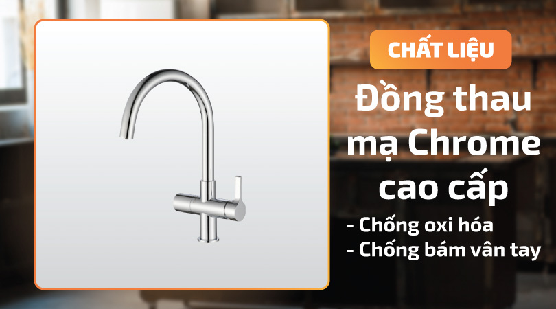 Vòi rửa chén Malloca K150DW chất liệu