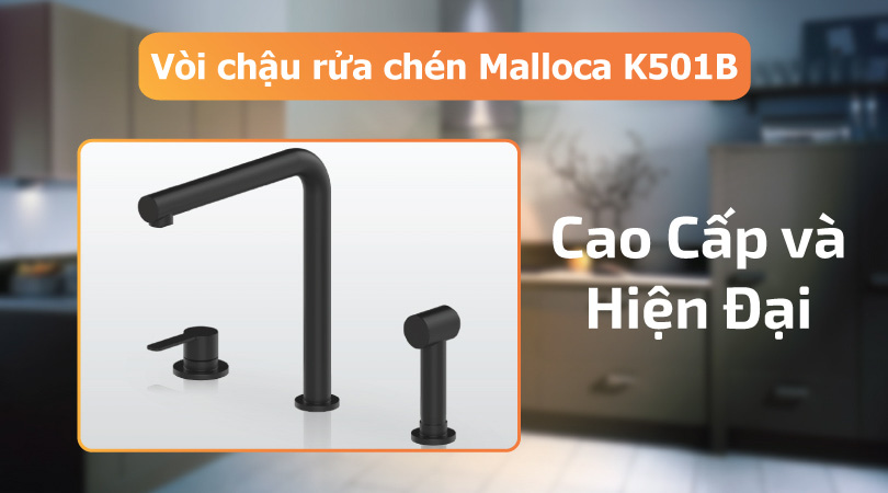 Vòi chậu rửa chén Malloca K501B - Cao cấp và hiện đại