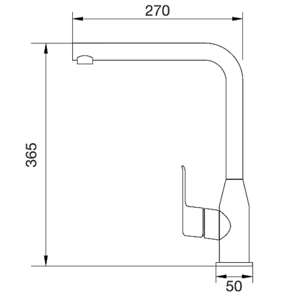 ảnh sản phẩm Vòi chậu rửa chén Malloca K520S