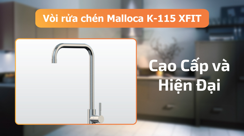 Malloca K-115 XFIT thiết kế tinh tế