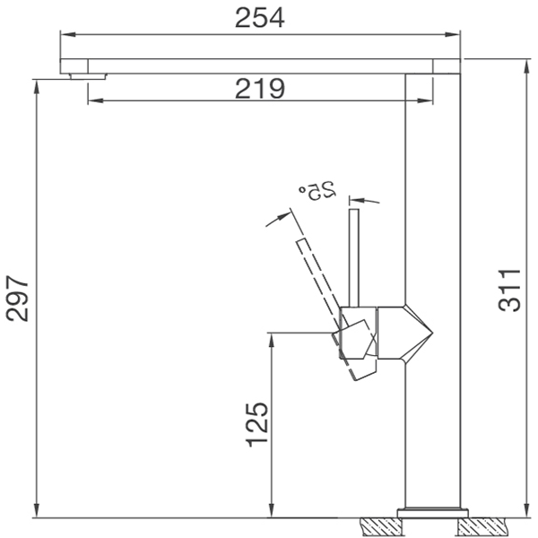 ảnh sản phẩm Vòi rửa chén Malloca K061-S