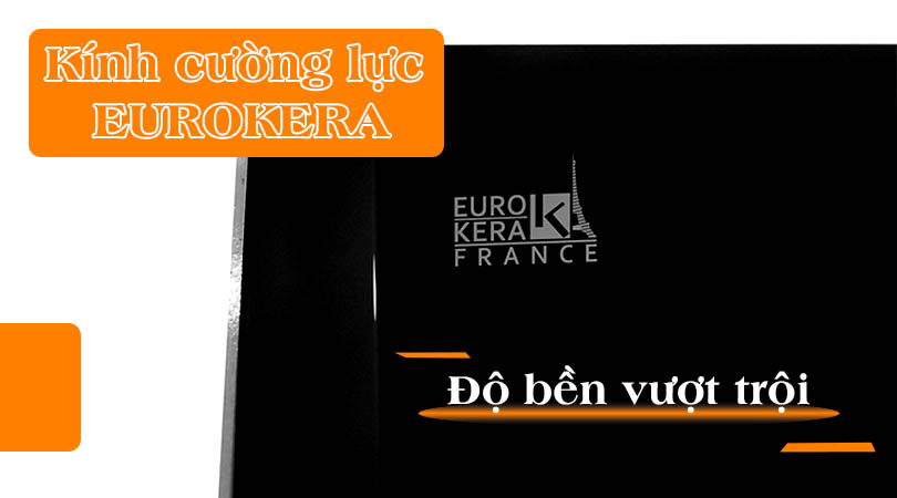 Bếp điện từ Malloca MH-03IRA - Kính cường lực Eurokera
