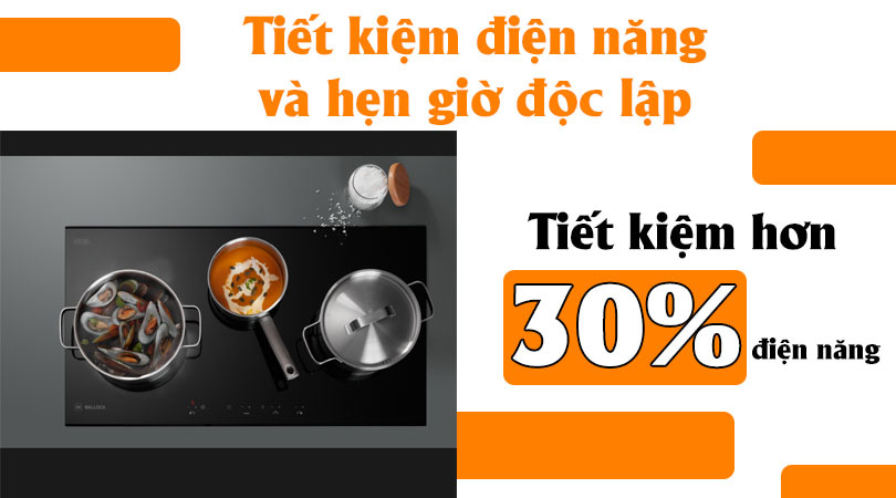 Bếp điện từ Malloca MH-03IRA - Tiết kiệm điện năng